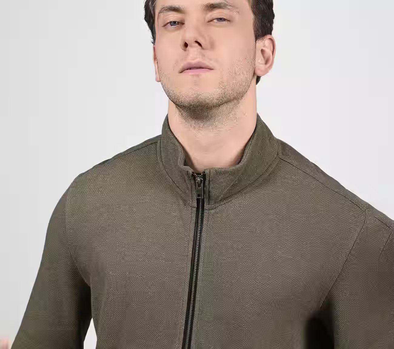 THE HOODLESS HOODIE SKECHSWEAT, WALNUT HEATHER Apparel Right View