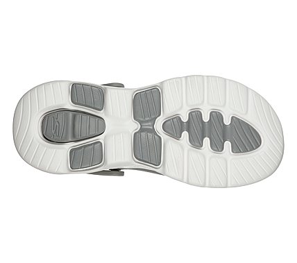 GO WALK 5-ASTONISHED, GREY/WHITE Footwear Bottom View