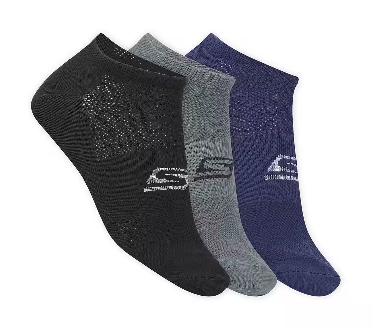 3 Pack of MENS MICROFIBER NON TERRY, GREY/BLUE Accessories Lateral View