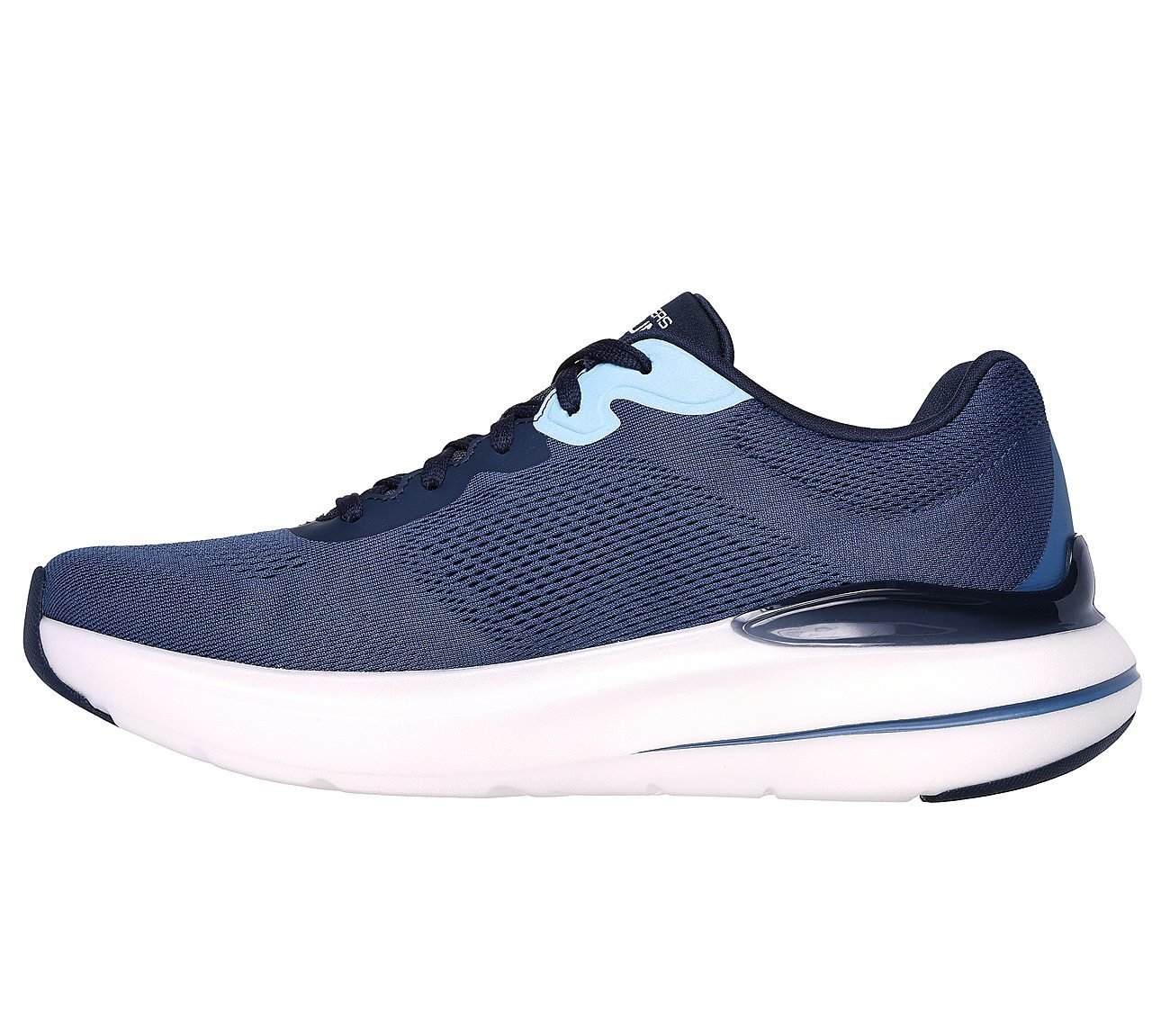 MAX CUSHIONING HYPER BURST, BLUE Footwear Left View