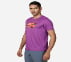 GORUN RAZOR S/S T-SHIRT, PURPLE/HOT PINK