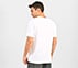 MENS BASIC LOGO  CREW NECK, WHITE