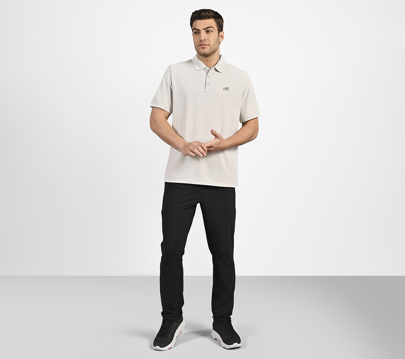 SKECHERS ESSENTIAL POLO, GRAY Apparel Right View