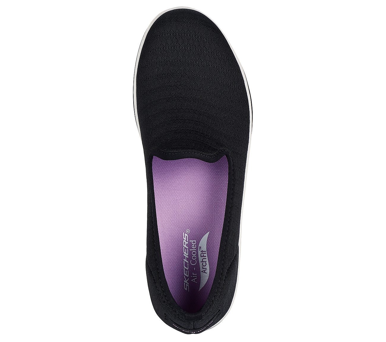 ARCH FIT UPLIFT, BLACK Footwear Top View