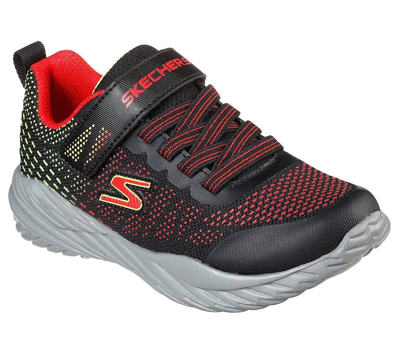 NITRO SPRINT - KARVO, BLACK/RED Footwear Lateral View