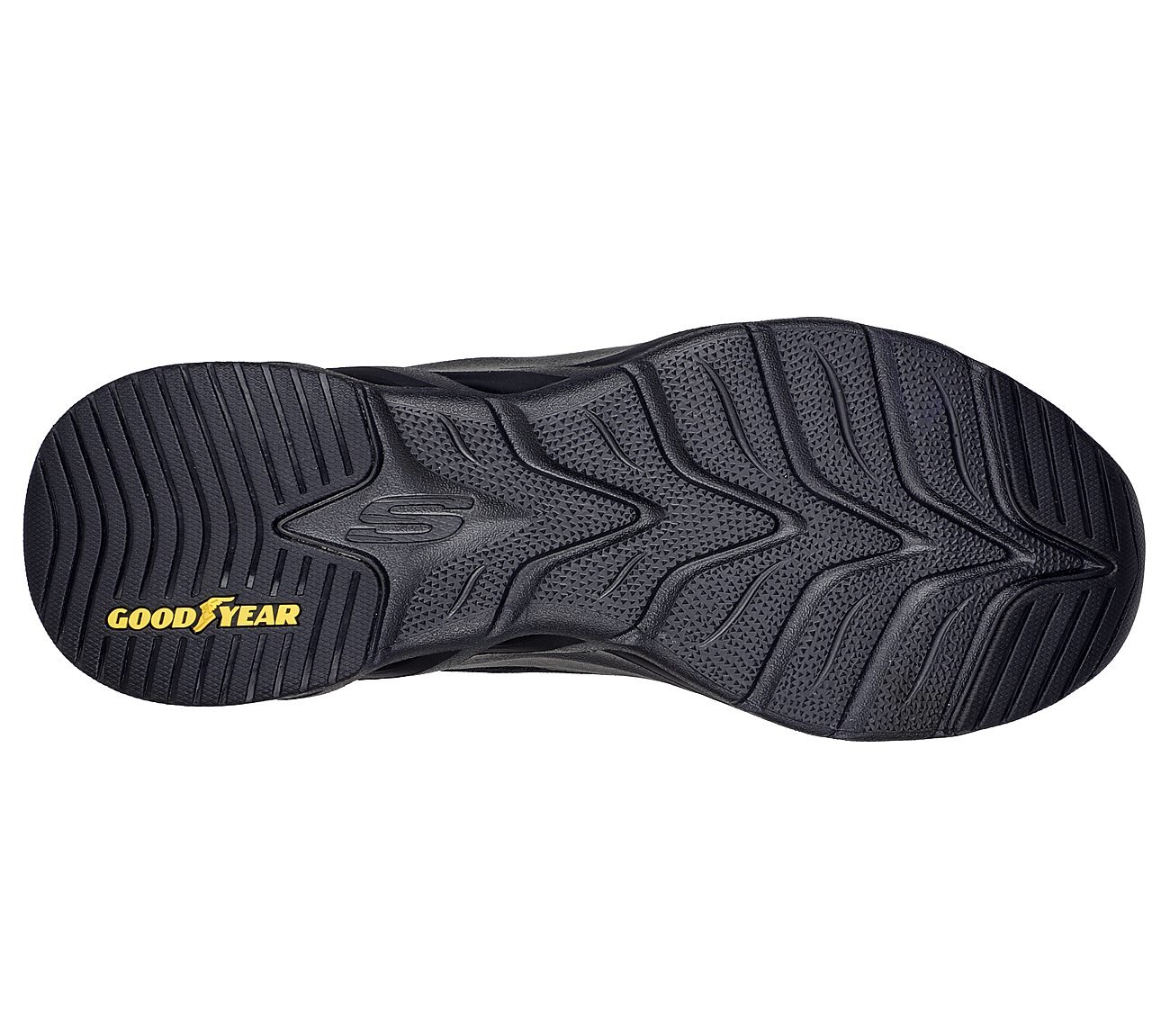 ARCH FIT GLIDE-STEP, BBLACK Footwear Bottom View