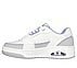 UNO COURT - COURTED STYLE, WHITE/LAVENDER Footwear Left View