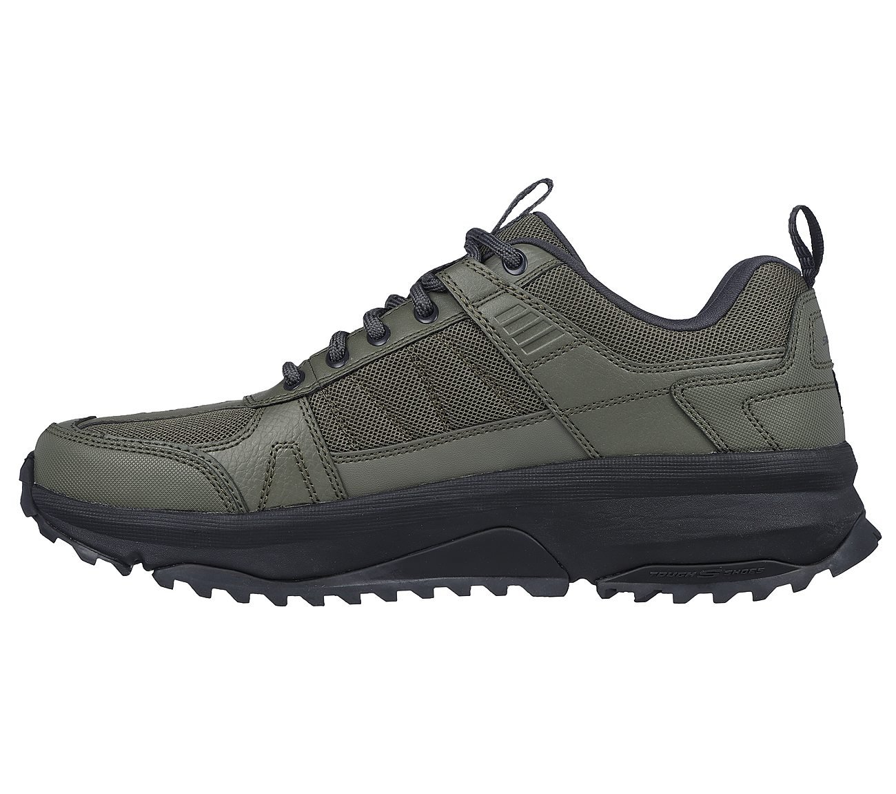 SKECHERS BIONIC TRAIL, OLIVE/BLACK Footwear Left View