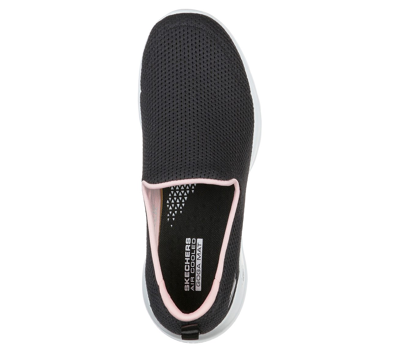 GO WALK JOY - ADMIRABLE, BLACK/PINK Footwear Top View