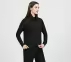 GOLUXE RIB MOCK NECK, BBBBLACK