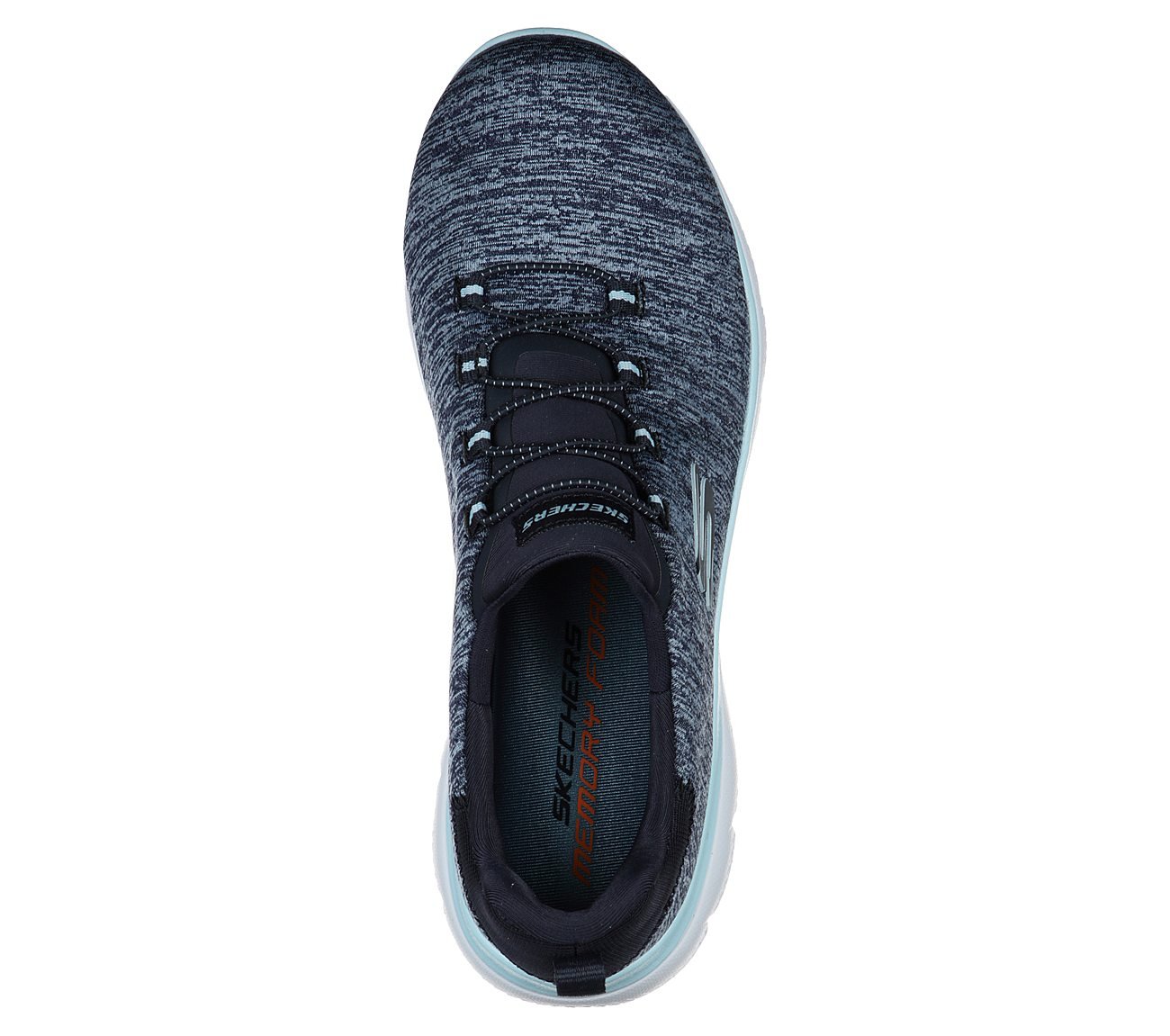 SUMMITS - QUICK GETAWAY, NAVY/LIGHT BLUE Footwear Top View