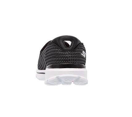 GO WALK 3 -, BLACK/WHITE Footwear Top View