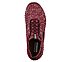 GO WALK SMART-GRACEFUL, BBURGUNDY Footwear Top View