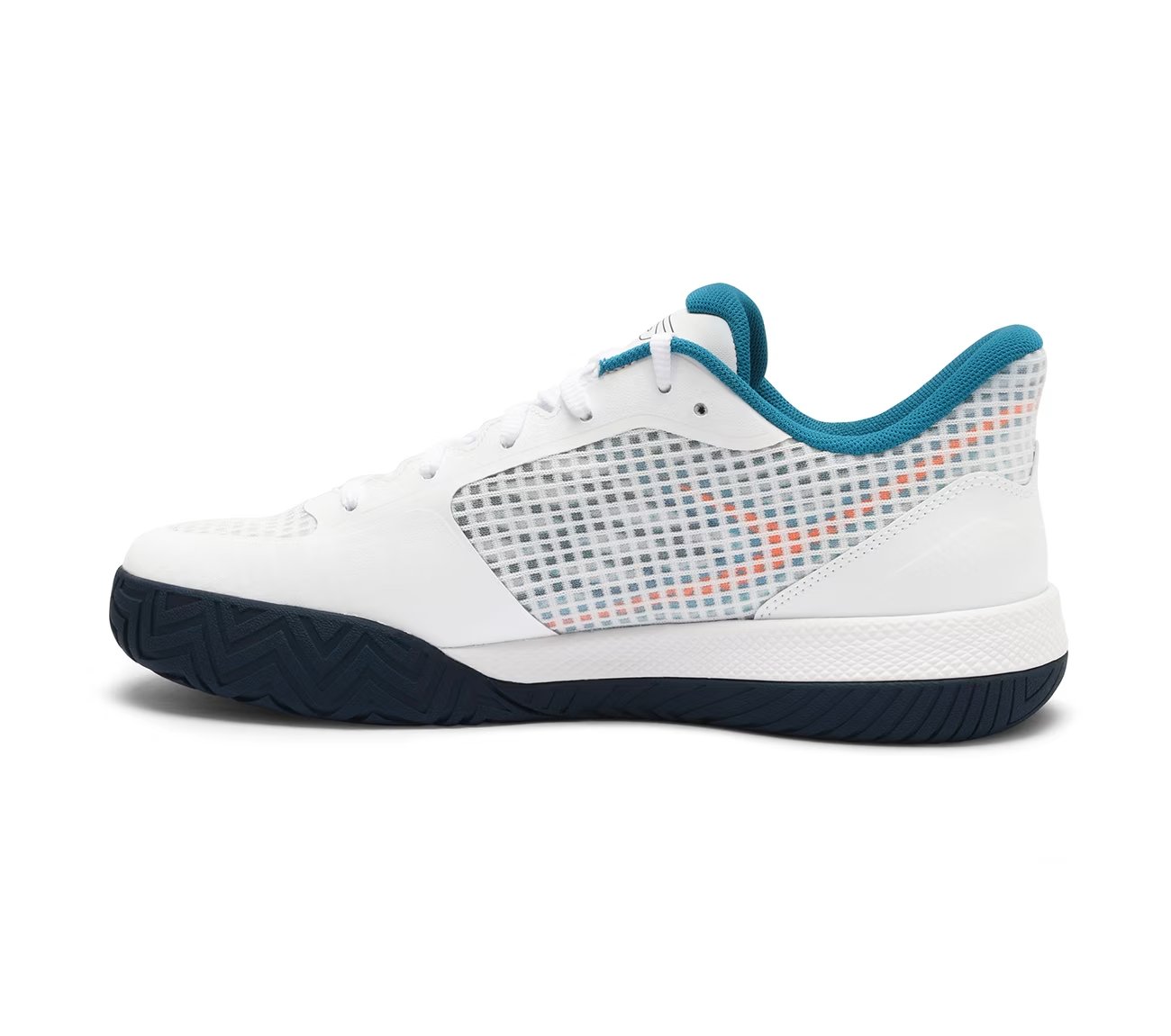 Skechers Viper Court Pro - Pickleball, WHITE/TURQUOISE Footwear Left View