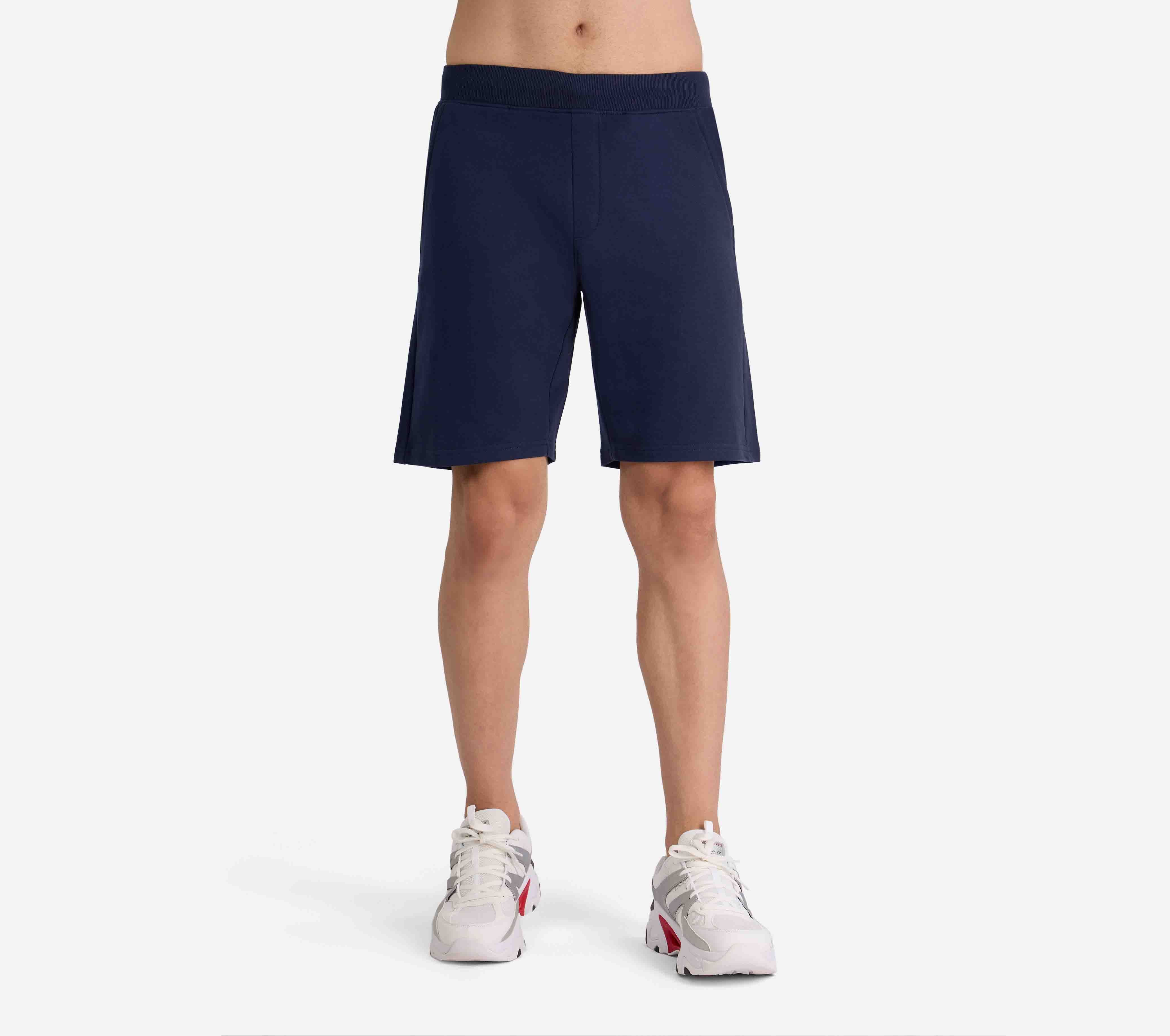 SKECHERS BASIC SHORTS, NNNAVY Apparel Lateral View