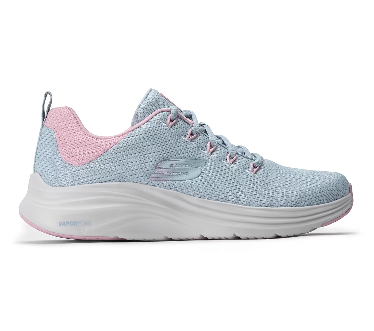 VAPOR FOAM-CHEERFUL TIMES, LIGHT BLUE/PINK Footwear Lateral View