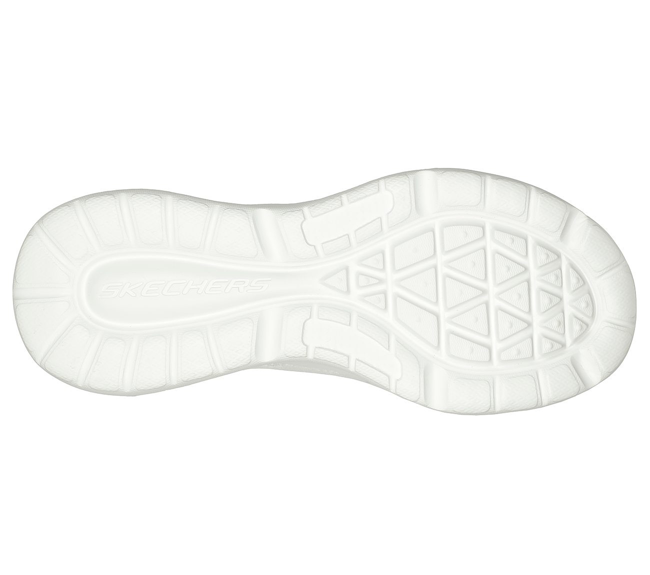 AIR CUSHIONING, WHITE BLACK Footwear Bottom View