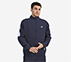 MENS COLORBLOCK TRACK JACKET, NAVY Apparel Lateral View