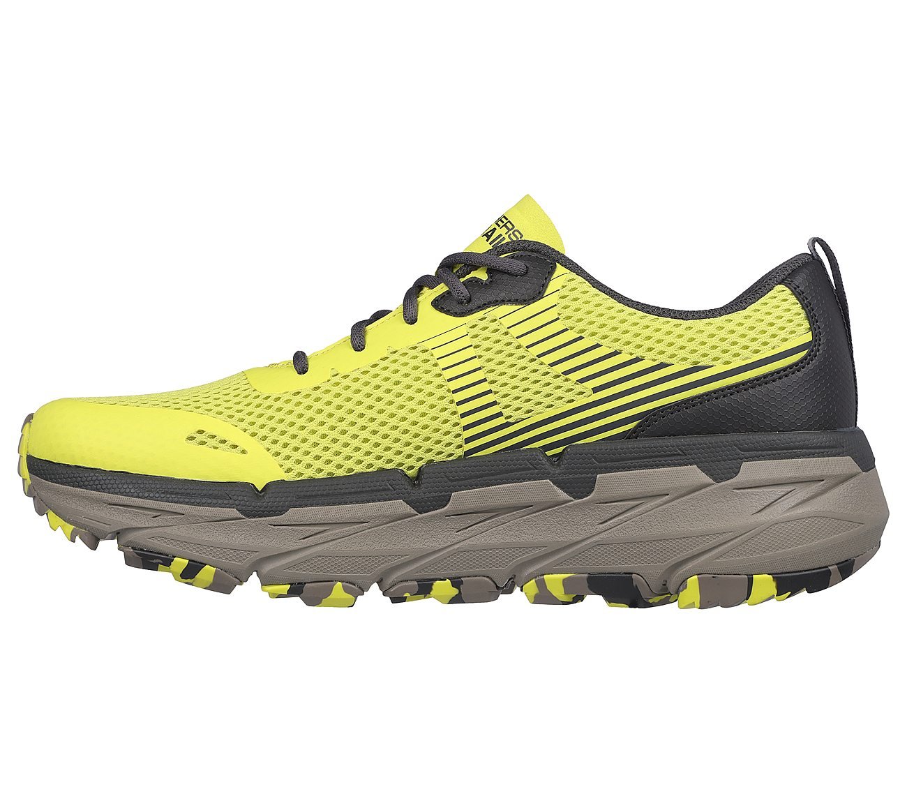 MAX CUSHIONING PREMIER TRAIL, LIME/MULTI Footwear Left View