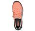 GO WALK STRETCH FIT, CHARCOAL/CORAL Footwear Top View