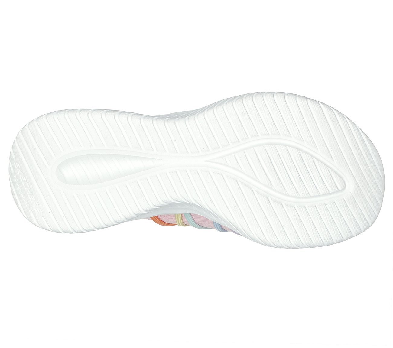 ULTRA FLEX 3, LIGHT PINK/MULTI Footwear Bottom View