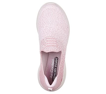 skechers womens ultra flex light pink