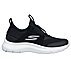 SKECH FAST, BLACK/WHITE Footwear Lateral View