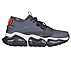 AIR CUSHIONING MEGA, CHARCOAL/ORANGE Footwear Right View