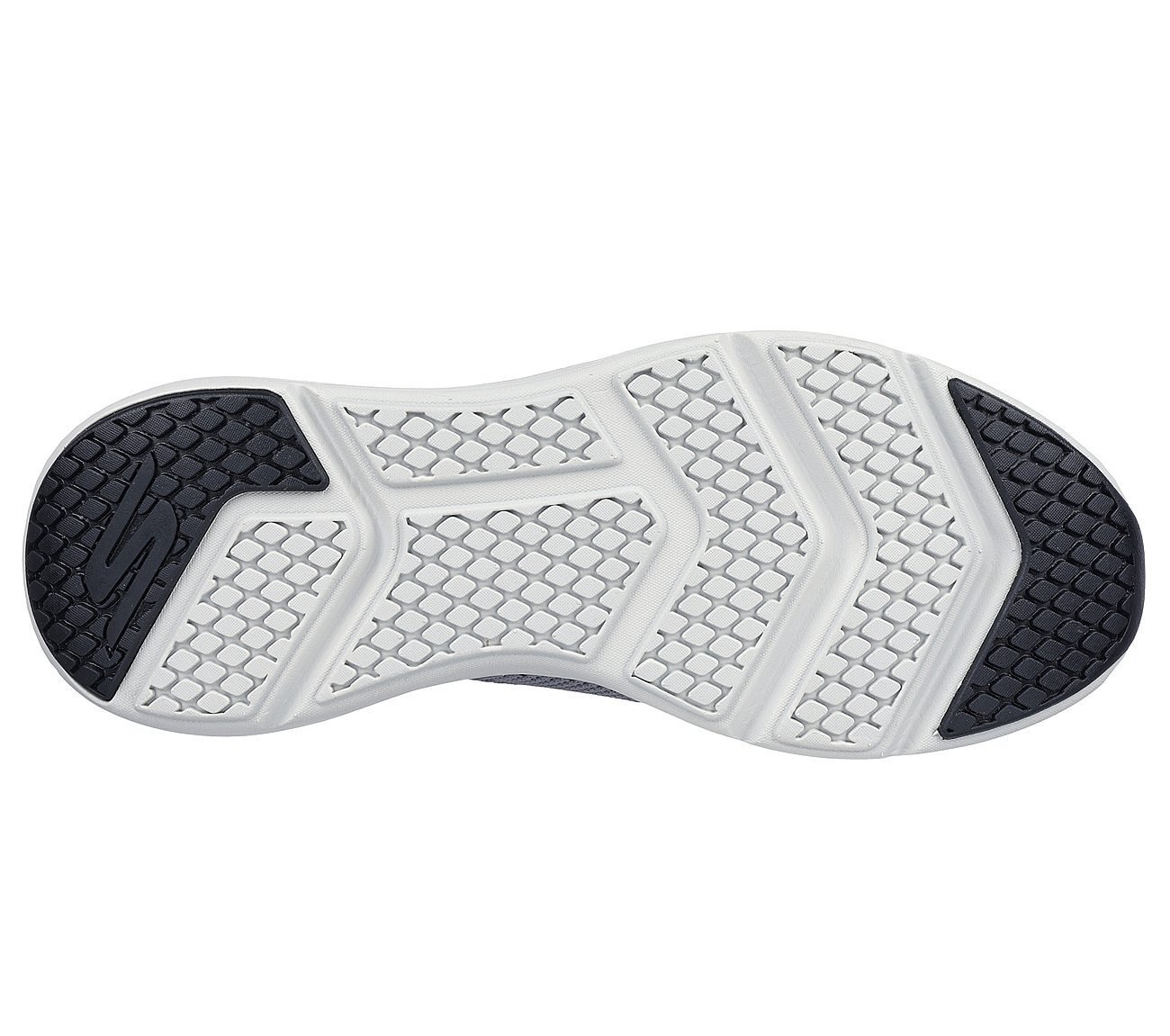 GO RUN ELEVATE - UPLIFT, GREY Footwear Bottom View