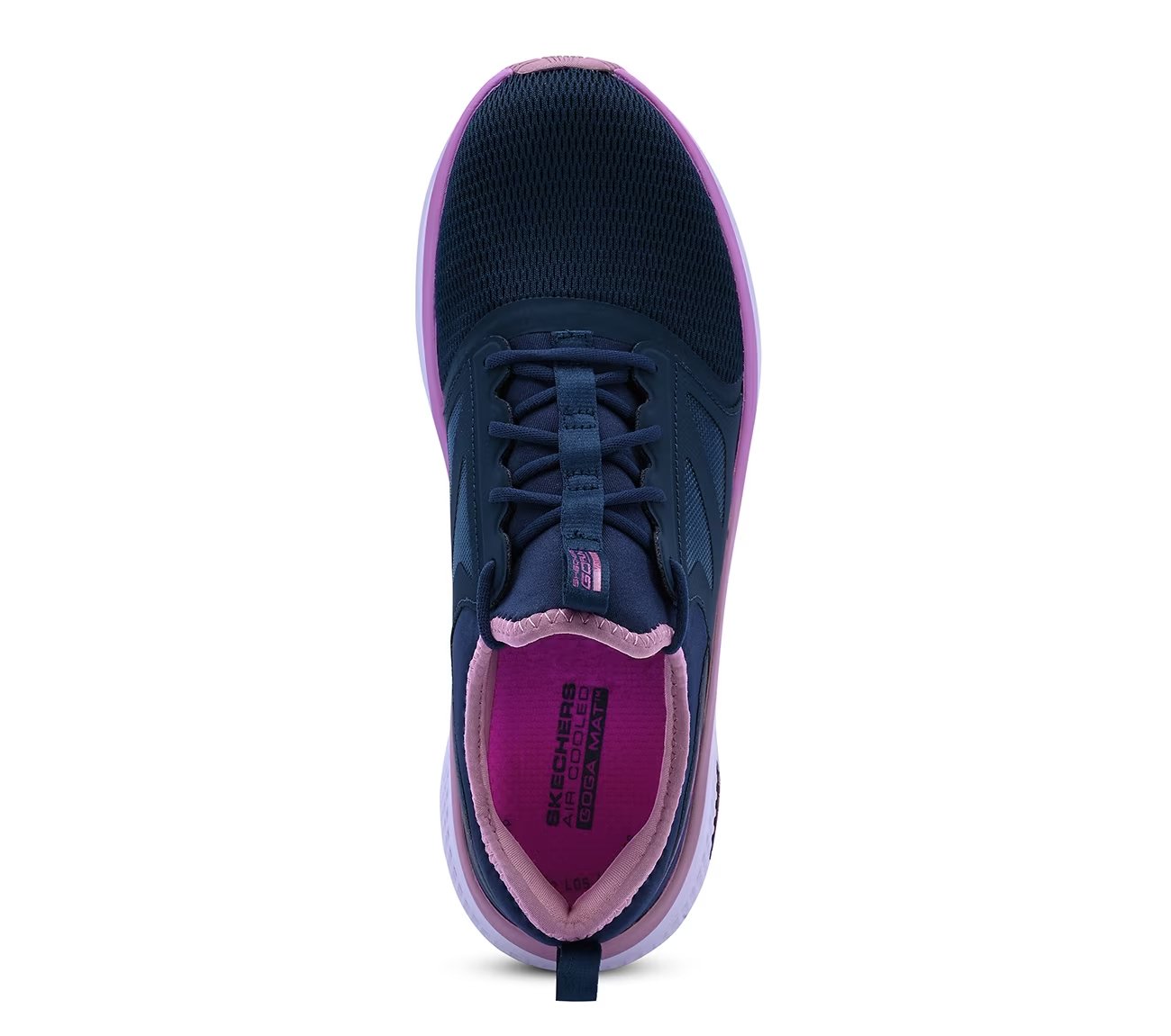 GO RUN ELEVATE 2.0 - ARTESIA, NAVY/PURPLE Footwear Top View