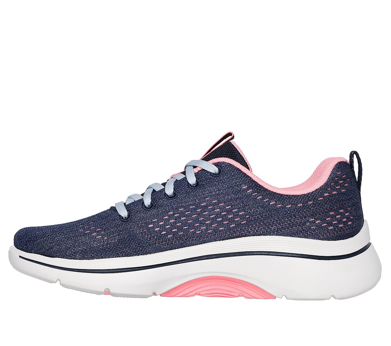 GO WALK ARCH FIT 2.0 - VIVID, NAVY/HOT PINK Footwear Left View