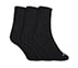 3PK MENS 1/2 TERRY ANKLE, BBBBLACK