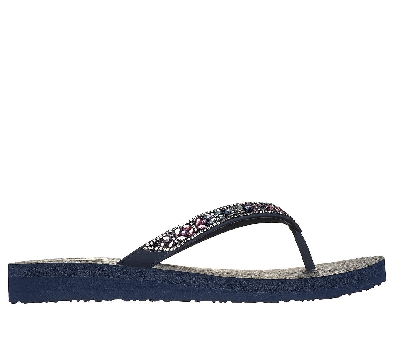 MEDITATION - BUTTERFLY GARDEN, NAVY/MULTI Footwear Lateral View