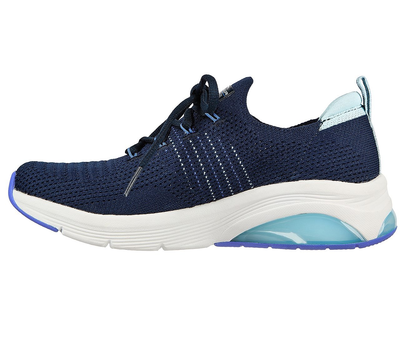 SKECH-AIR EXTREME 2.0-TIMELES, NAVY/LIGHT BLUE Footwear Left View