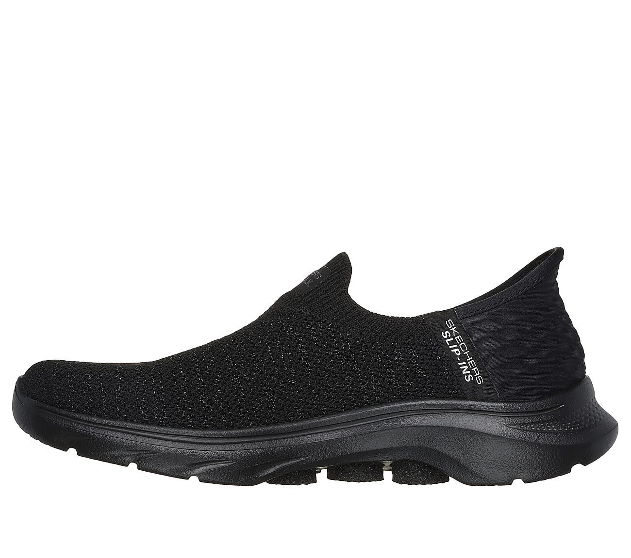 SKECHERS SLIP-INS: GO WALK 7 - SPRINGTIME, BBLACK Footwear Left View