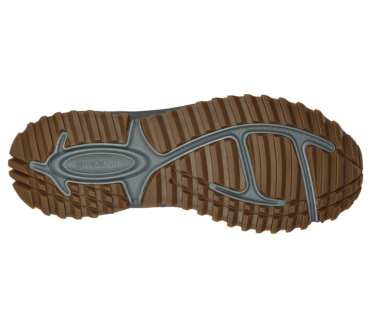 SKECHERS BIONIC TRAIL, CCHARCOAL Footwear Bottom View