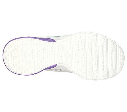 GLIDE-STEP SPORT-SWEETER DAYS, WHITE/LAVENDER/MINT Footwear Bottom View