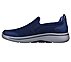 GO WALK ARCH FIT-RAMBLER, NAVY/GREY Footwear Left View