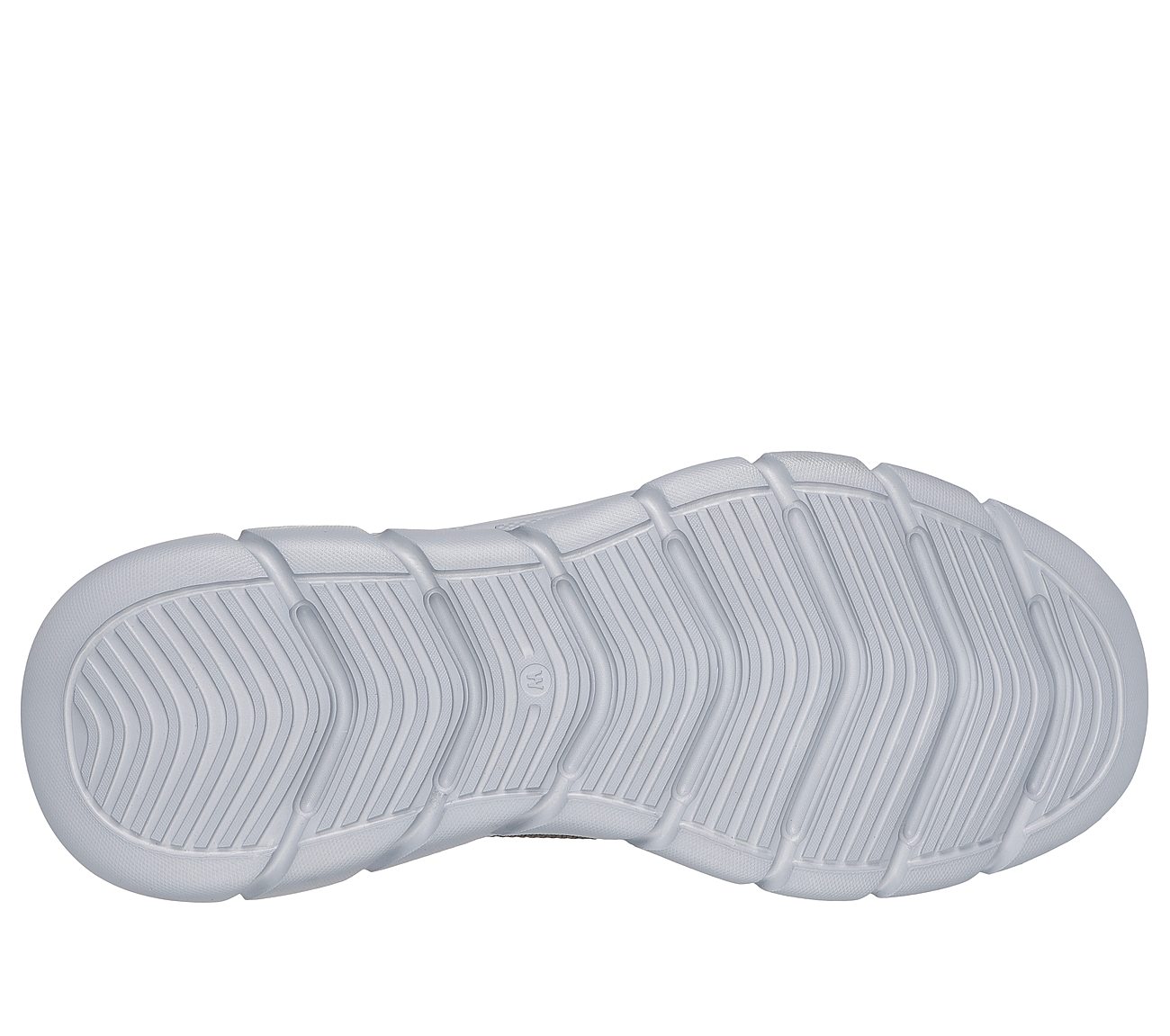 BOBS B FLEX - RESILIENT EDGE, GREY Footwear Bottom View