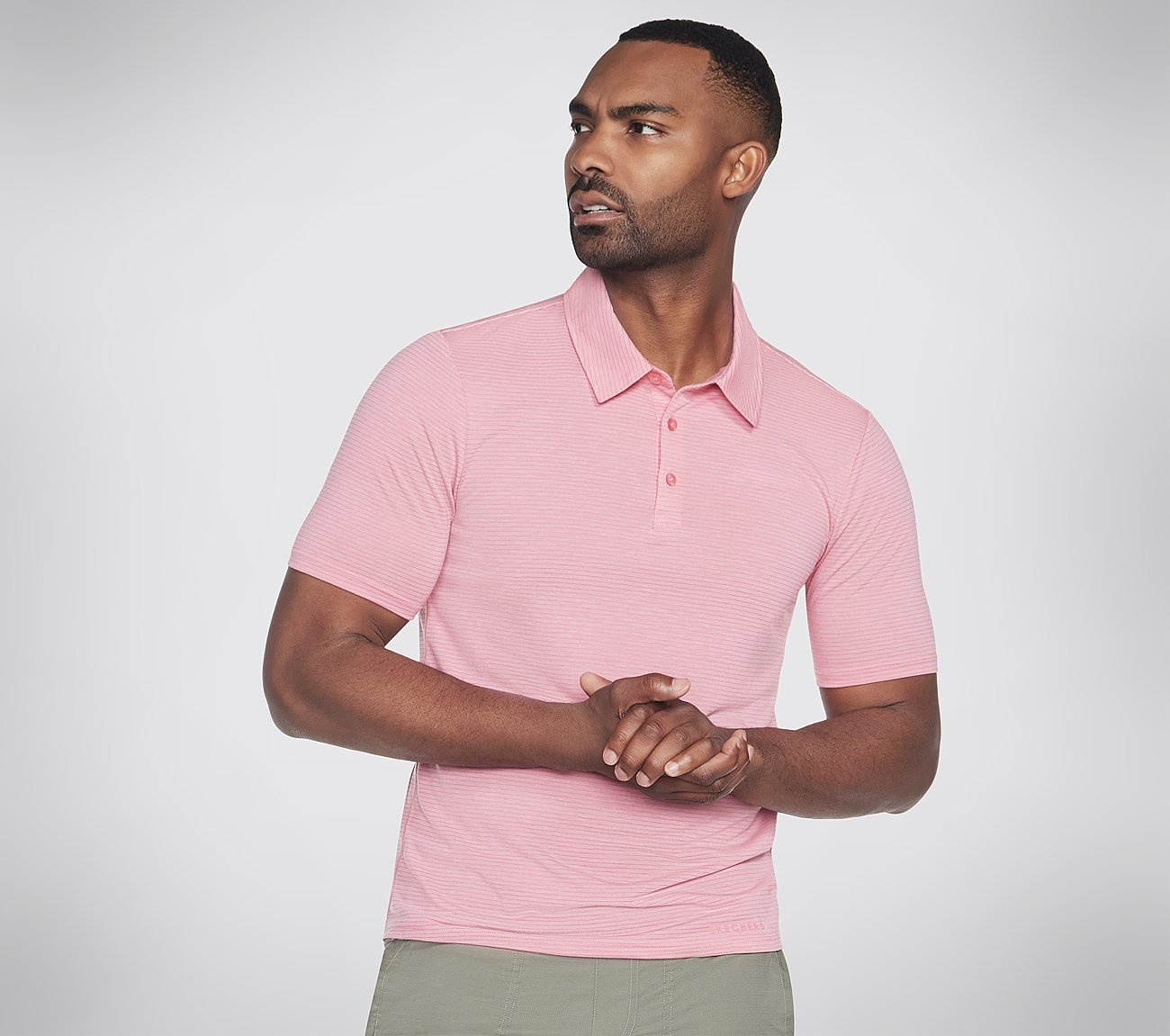 Skechers polo shop shirt pink