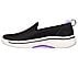 GO WARK ARCH FIT - HAZEL, BLACK/LAVENDER Footwear Left View