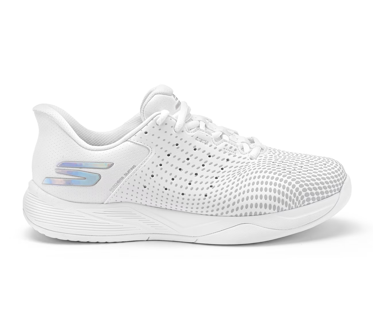 SKECHERS VIPER COURT RELOAD, WWWHITE Footwear Lateral View