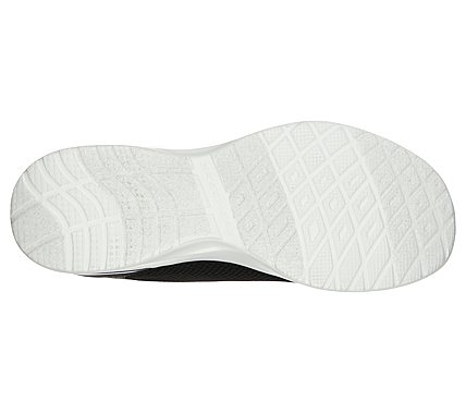 SKECH-AIR DYNAMIGHT-RADIANT C, BLACK/WHITE Footwear Bottom View