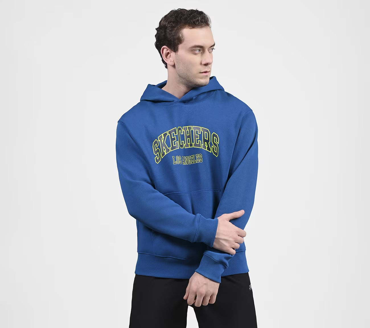 SKECH-SWEATS LA HOODIE, ROYAL Apparel Lateral View