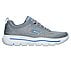 GO WALK EVOLUTION ULTRA-LOGIC, GREY/BLUE Footwear Right View