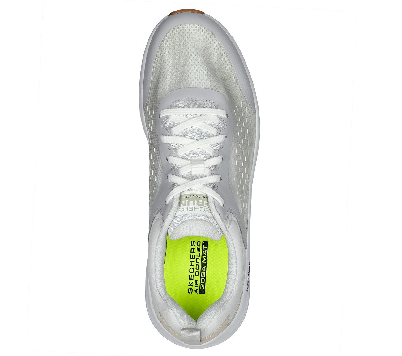 GO RUN ELEVATE - VANDURA, WHITE/GREY Footwear Top View