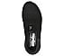 Skechers Slip-ins Relaxed Fit®: D'Lux Walker - Homebound, BLACK/WHITE Footwear Top View