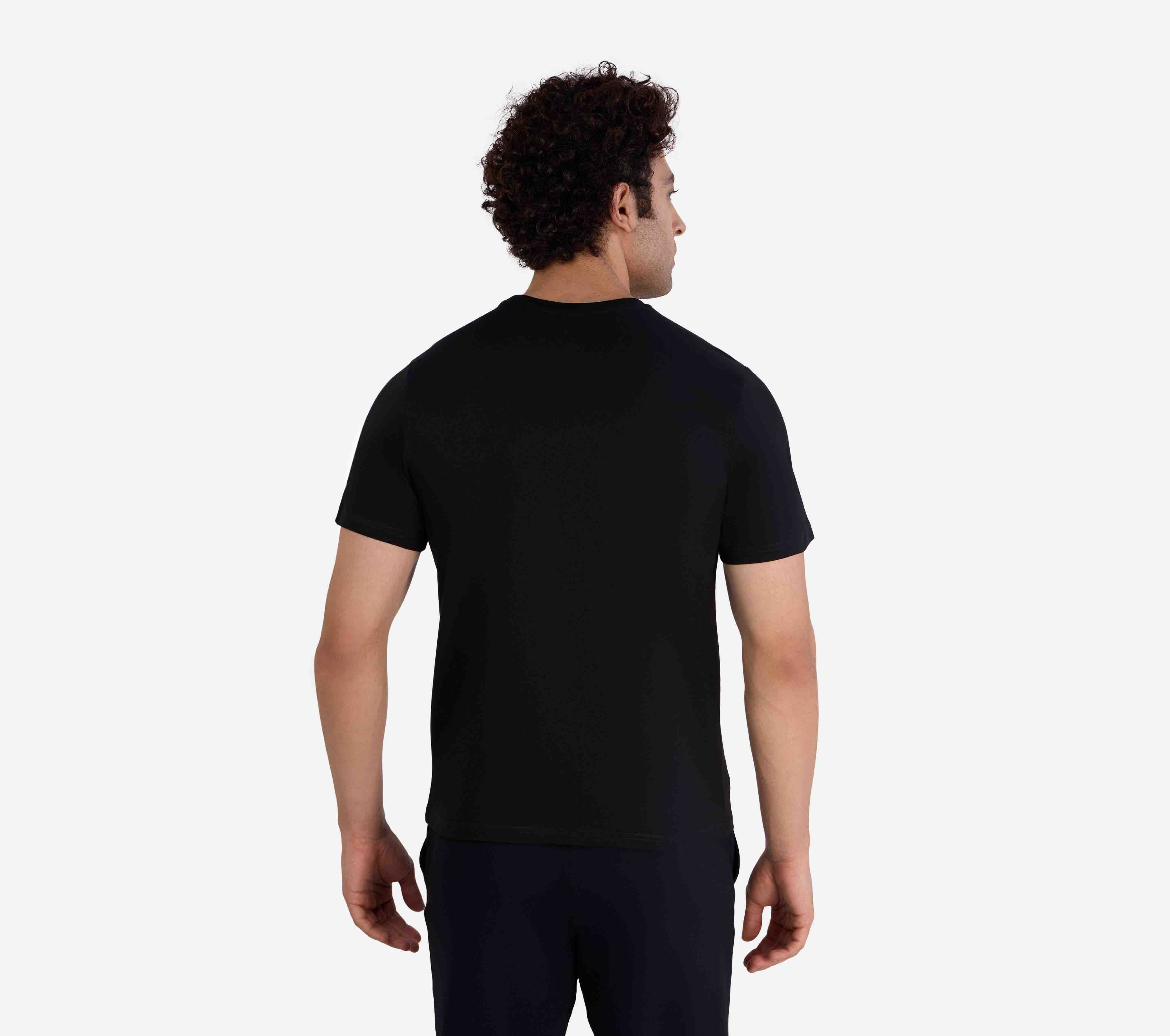 SS FOIL SKECHERS T-SHIRT, BBBBLACK Apparel Bottom View