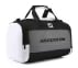 MONOCHROME DUFFLE BAG WITH MESH DETAILED, BLACK/WHITE