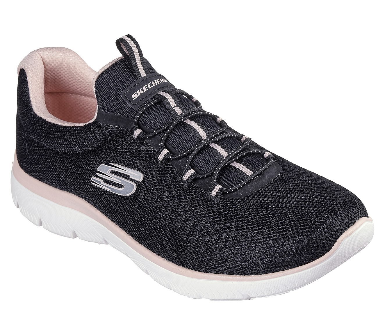 SUMMITS - ARTISTRY CHIC, BLACK/PINK Footwear Right View